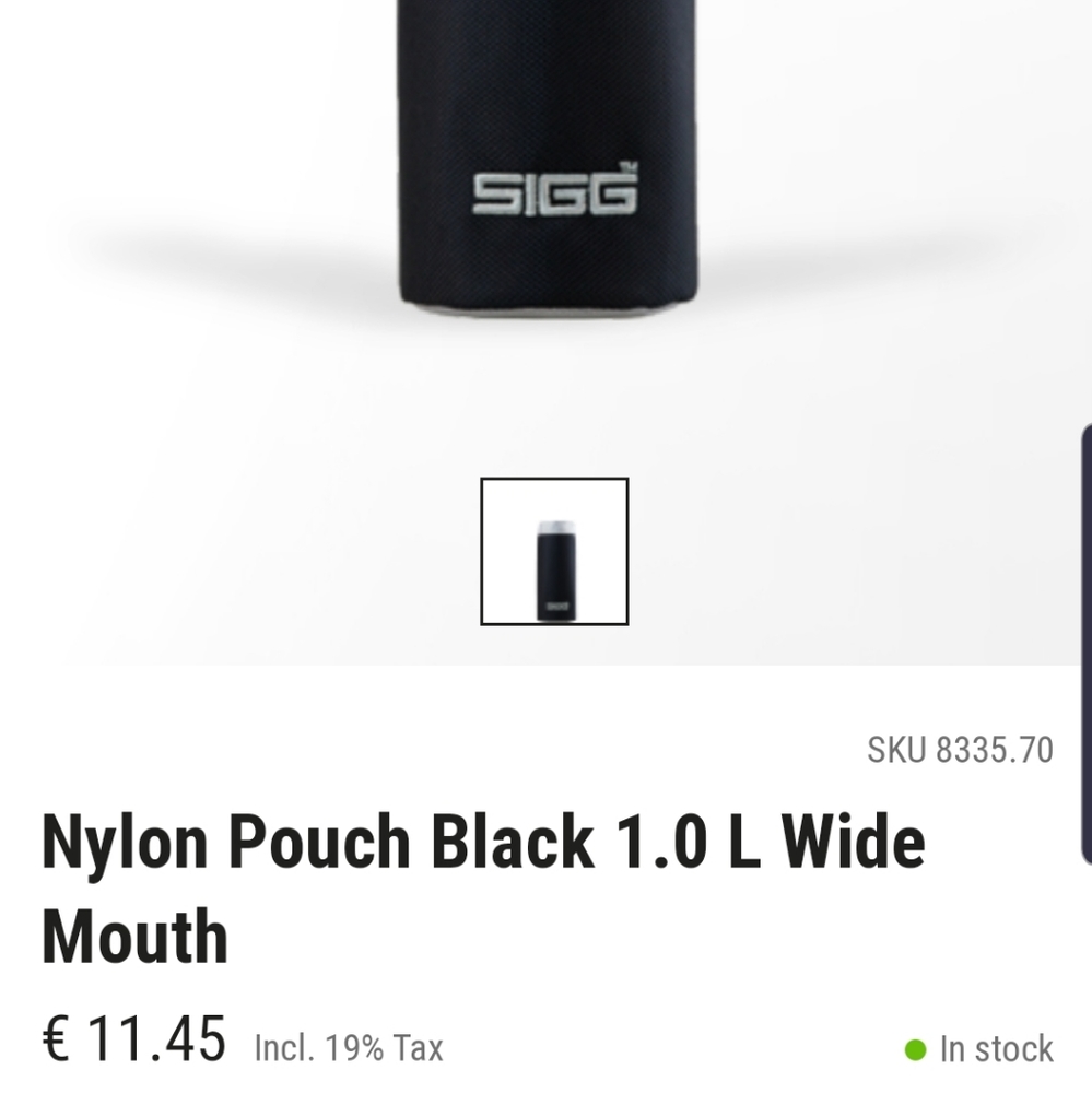Sigg water bottle holders
